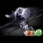 Baitcasting Rod & Reel Combo, Fast Action, 1.8–2.28 m