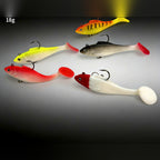 Weighted T-Tail Soft Swimbait, 10 cm (3.9 in), 18 g (0.6 oz)