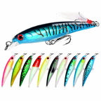 Minnow Hard Bait with Feather Hook, 9 cm (3.5 in), 8 g (0.28 oz)