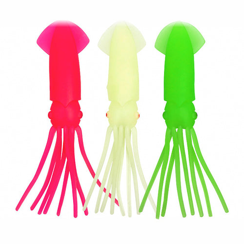 Glow Soft Squid Bait, 6.5–23 cm (2.6–9 in)