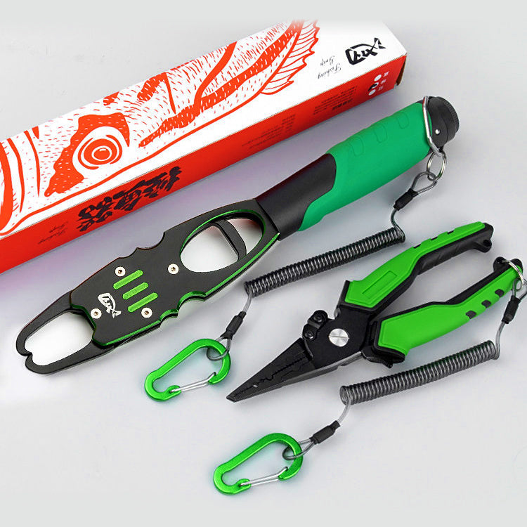 Fishing Pliers & Fish Gripper with Scale, Aluminum Alloy