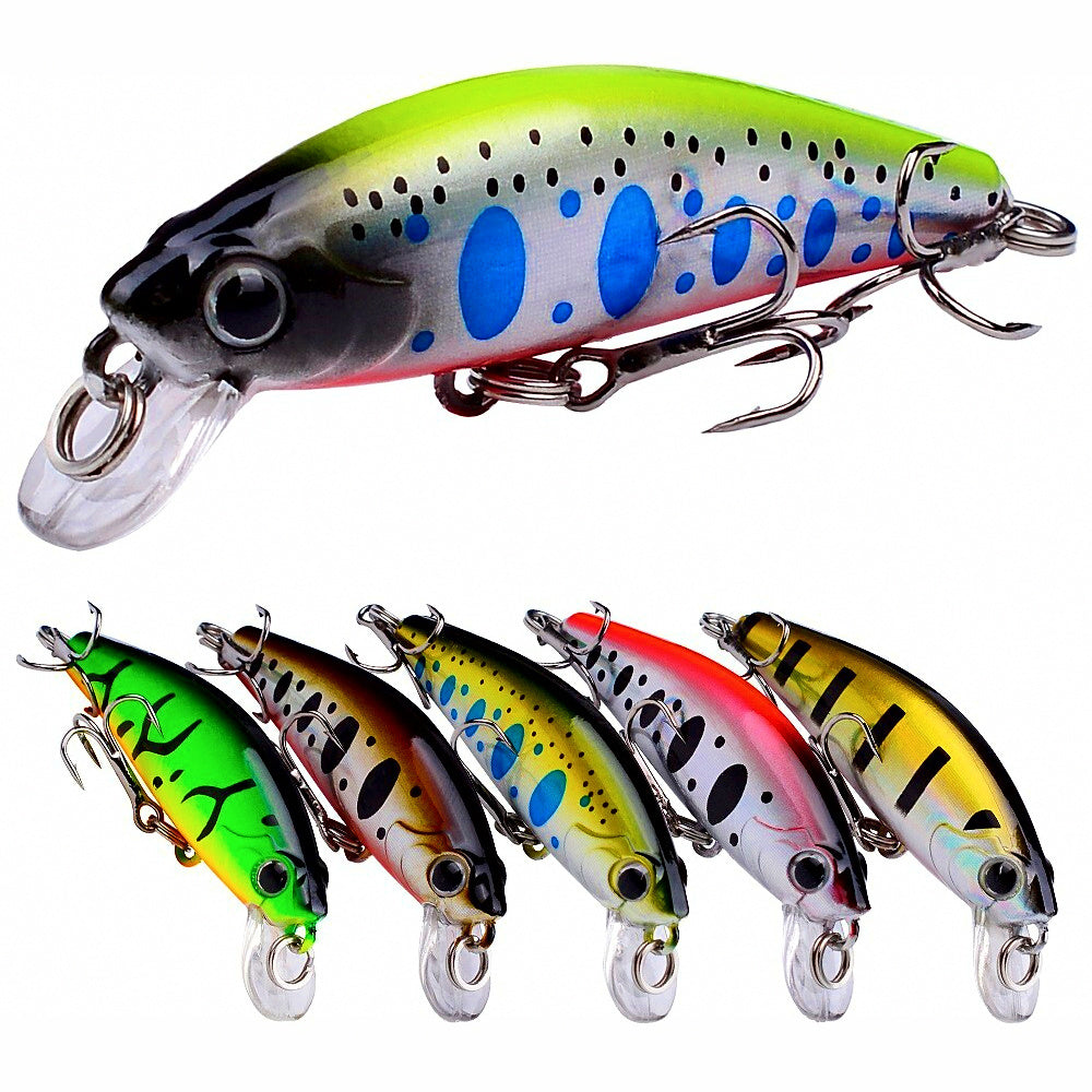 Short Lip Sinking Minnow Lure, 7 g (0.25 oz)