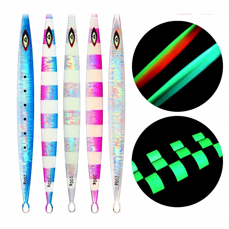Glow Slow Pitch Jig, 130–500 g (4.6–17.6 oz)