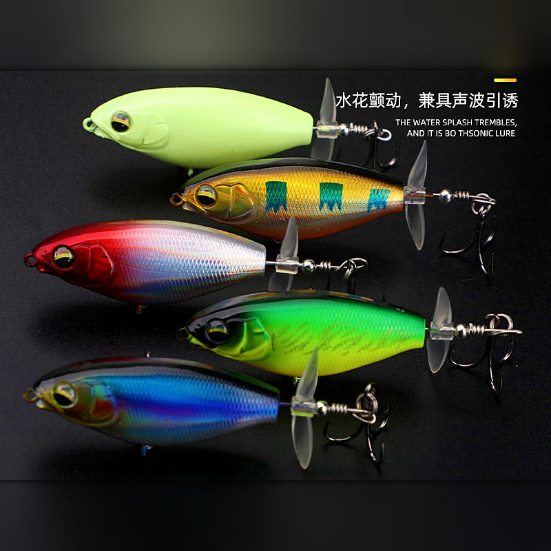 Floating Topwater Pencil Lure with Propeller, 6 g or 11 g