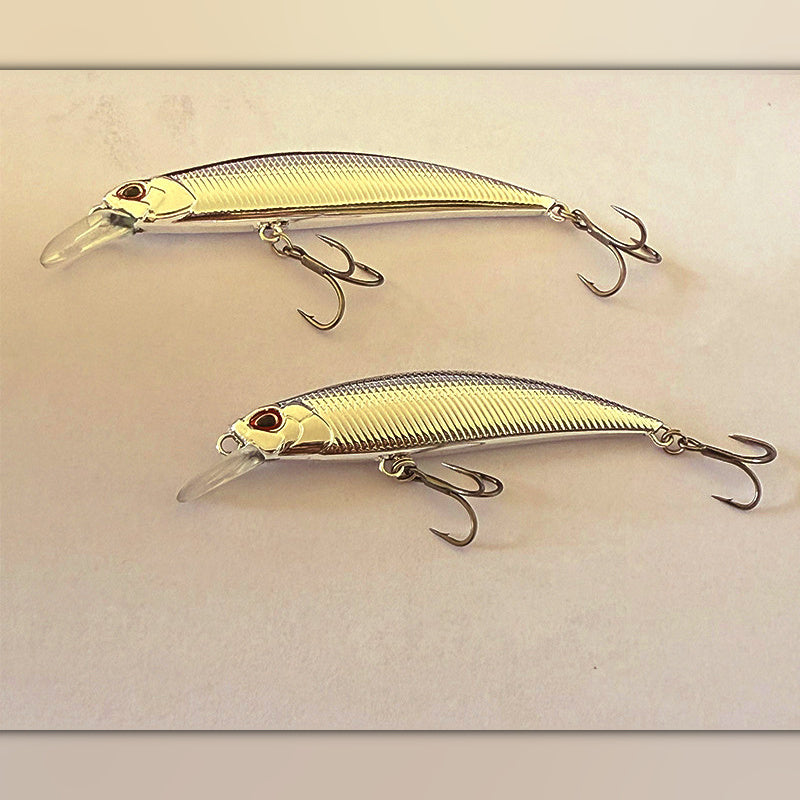 Long Cast Sinking Minnow Hard Bait, 8.7–12.7 g (0.31–0.45 oz)