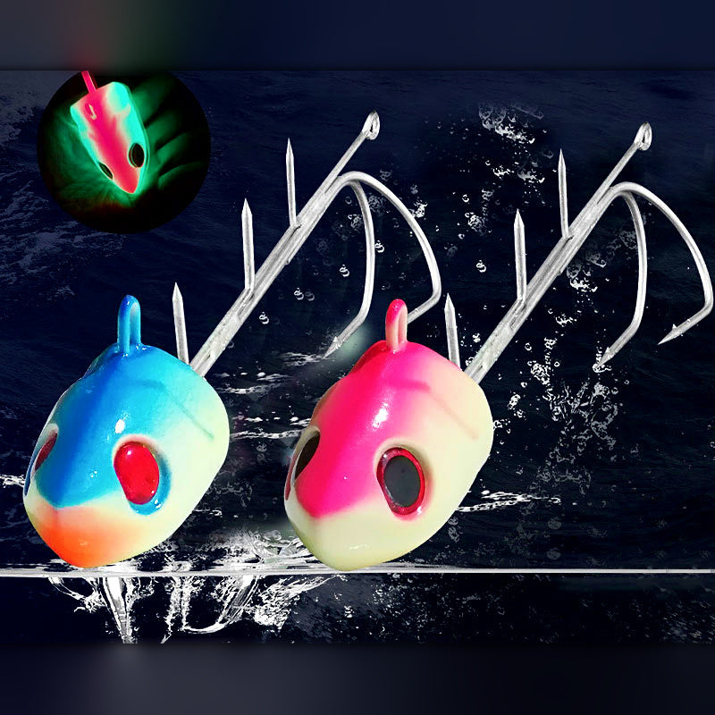 Slow Pitch Cutlassfish Jig, Glow, 40–500 g (1.4–17.6 oz)
