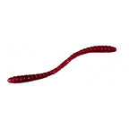 Red Soft Worm Lure, 10 cm (4 in), 10-Pack