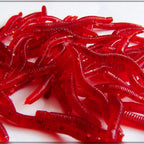 Soft Plastic Worm Lures, 3.7 cm (1.5 in), 50 Pack