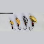 Micro Spinner Spoon Lures, 5-Pack, 0.4–1.5 g (0.014–0.053 oz)