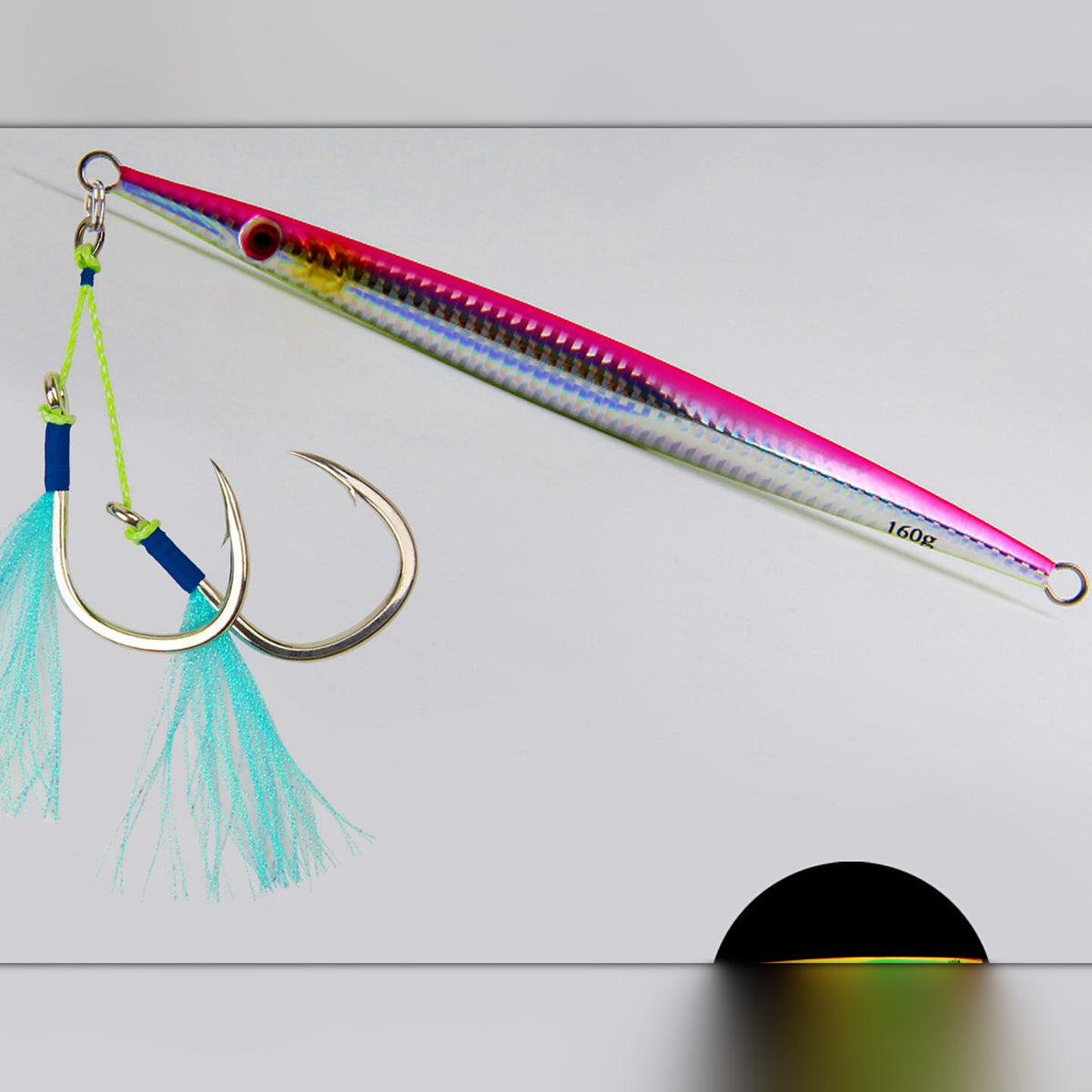 Glow Speed Jig, 60–500 g (2.1–17.6 oz), Wire Double Assist Hooks