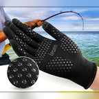 Fishing Gloves, Cut & Puncture Resistant, Split Finger