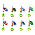 Spinner Blade Spoon Lure, 3 g (0.11 oz), 6 cm, Treble Hook
