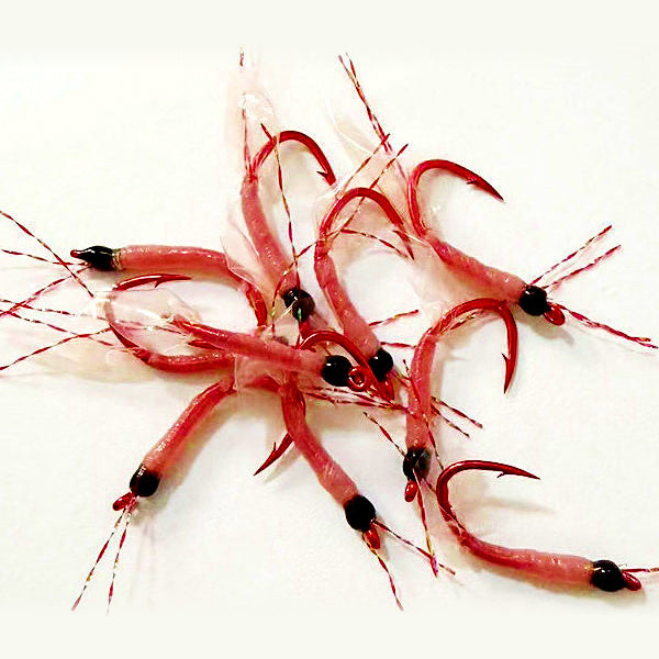 Single Hooks for Shrimp Bait, Stainless Steel, 10 per Bag