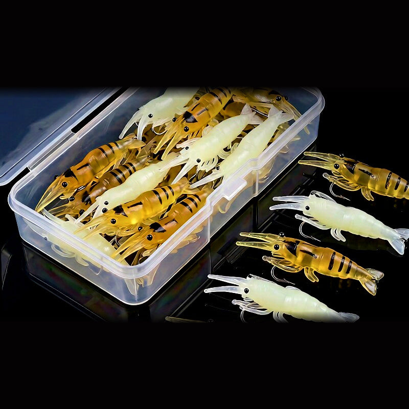 Soft Plastic Shrimp Lure, 4 cm (1.6 in), 1.3 g (0.05 oz)