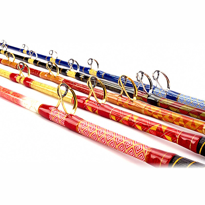 Handmade Deep Sea Boat Rod for Electric Reel, 2.4–2.7 m