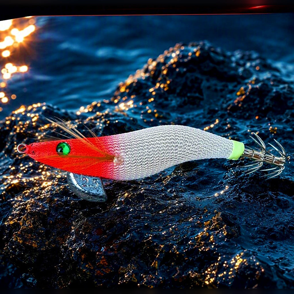 Glow Egi Squid Jig, Size 2.5