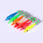 Cloth-Wrapped Squid Jig, Umbrella Hook, 5.5–11 cm (2.2–4.3 in)