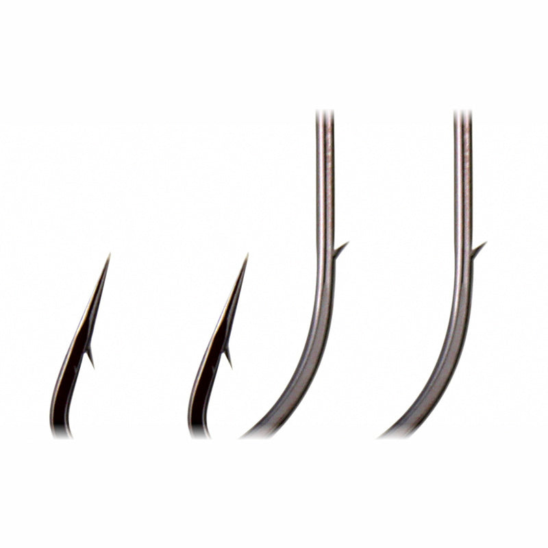 Barbed Long Shank Bulk Fishing Hooks, No. 9–19