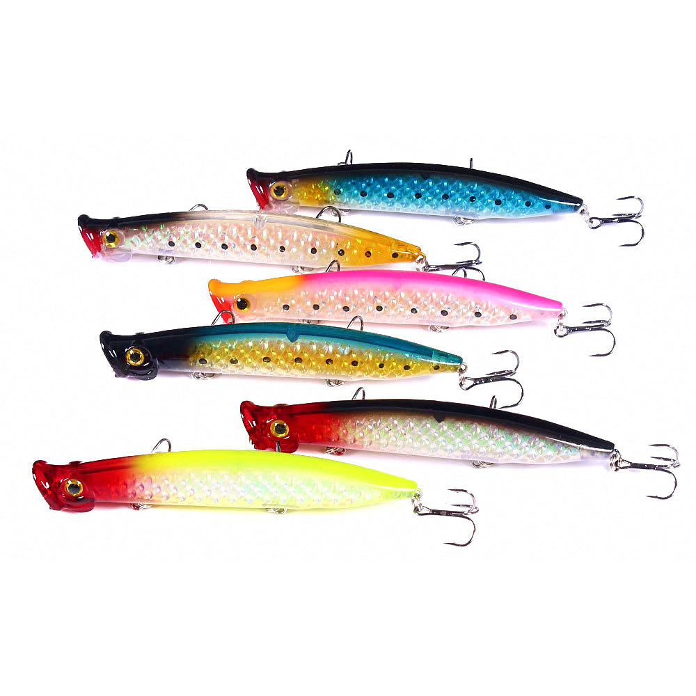 Topwater Popper Lure, 11 cm (4.3 in), 13 g (0.46 oz)