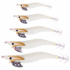 Glow Squid Jig, Wood Shrimp Lure, 8–15 cm (3.1–5.9 in)