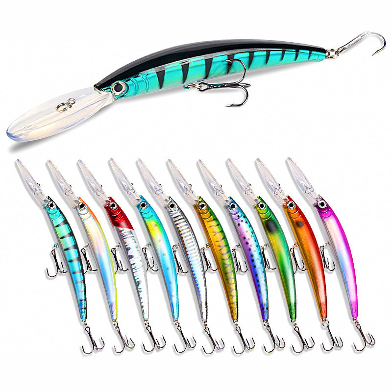 Long Lip Diving Minnow Lure, 15.3 cm (6 in) 16 g (0.56 oz)
