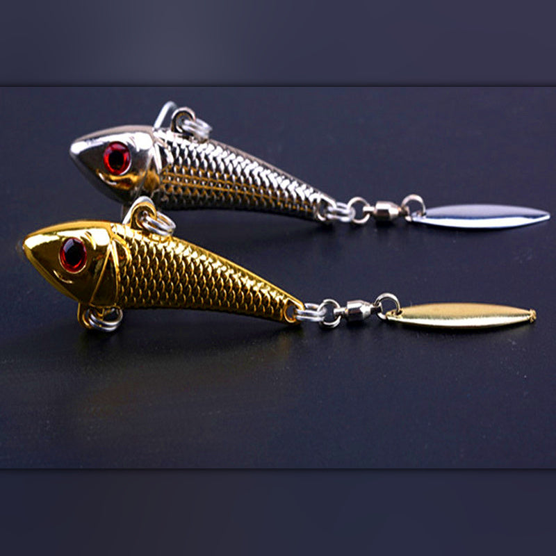 VIB Metal Blade Lure with Treble Hooks, 17 g & 22 g