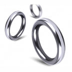 Stainless Steel Solid Rings, 50 Pack, Sizes 1-5