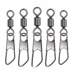 Reinforced American-Style Snap Swivels, Sizes 1–12