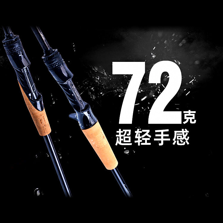 Carbon 2-Piece Lure Rod, 6'5" to 10'0", Multiple Powers