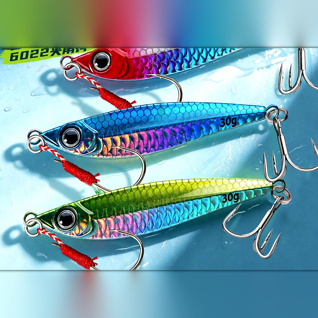 Casting Metal Jig 5-Pack, 7–20 g (0.25–0.7 oz)