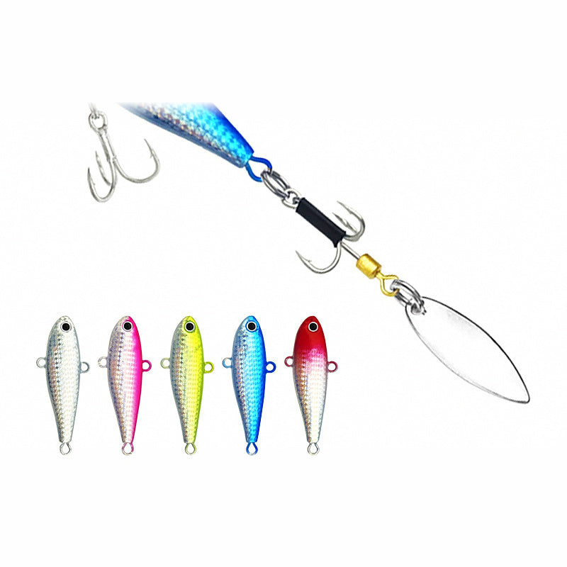 VIB Blade Bait with Treble Hooks, 10–20 g (0.35–0.7 oz)
