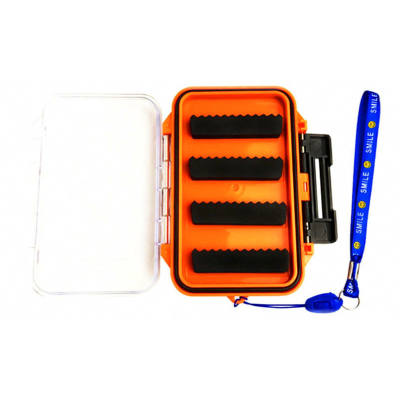Double-Sided Clear Tackle Box for Flies and Lures, 2 Sizes