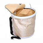 Collapsible Fishing Bucket with Lid, 9–13 L (2.4–3.4 gal)