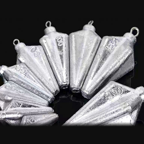 Four-Sided Lead Sinker, 30–200 g (1–7 oz)