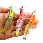 Glow Jointed Shrimp Lure, 9 cm (3.5 in) 12 g (0.4 oz)