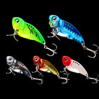 VIB Vibration Blade Lure, 7–20 g (0.25–0.7 oz), Treble Hooks