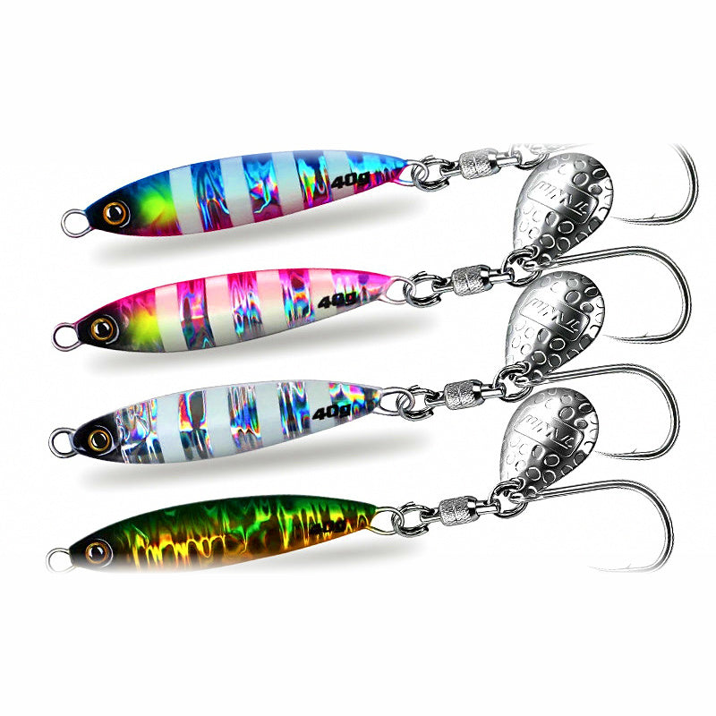 Metal Knife Jig with Flash Hook, 30–80 g (1.1–2.8 oz)