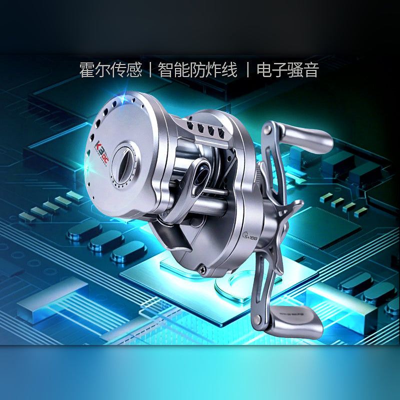 Electronic Brake Baitcasting Reel, Left or Right Hand