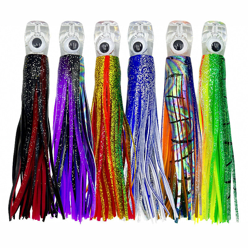 Soft Squid Trolling Lure, 16 cm (6.3 in) / 25 cm (9.8 in)
