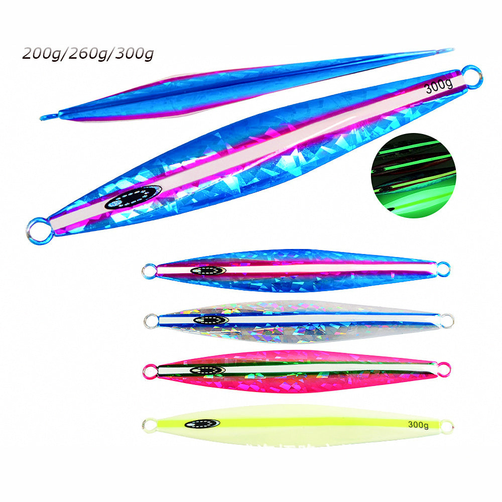 Glow Laser Metal Jig, 200–300 g (7.1–10.6 oz)