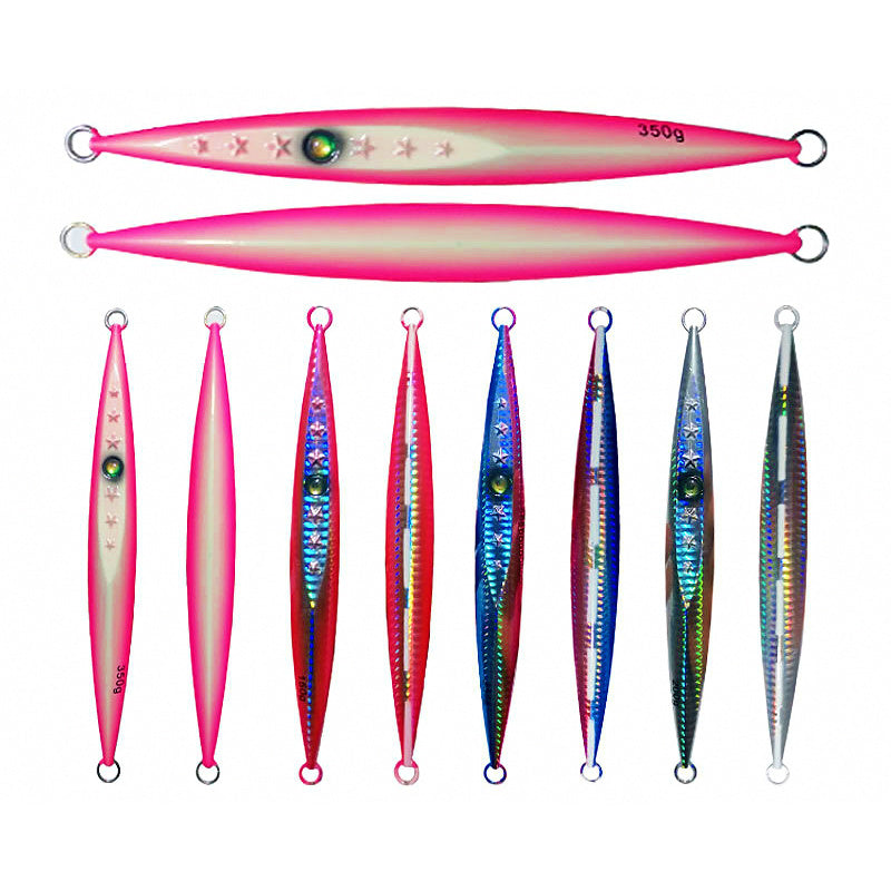 Fast-Sinking Glow Metal Jig, 150–500 g (5.3–17.6 oz)