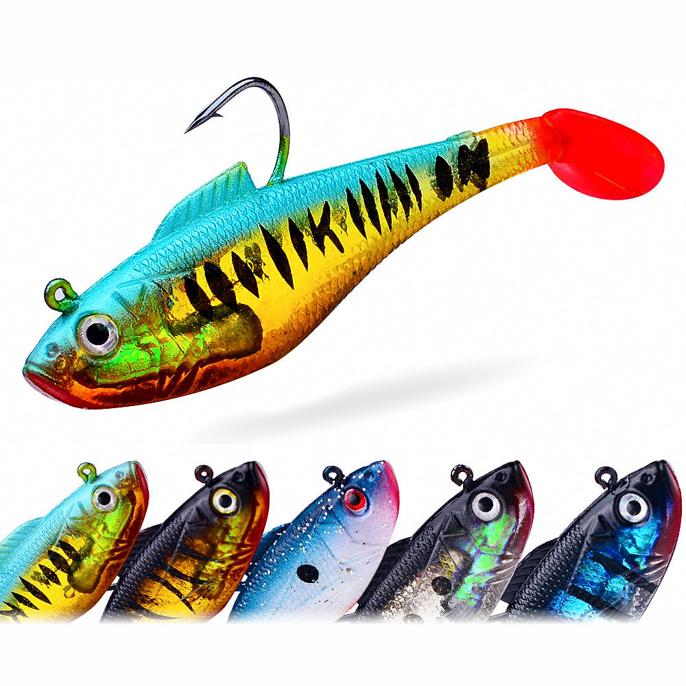 Paddle Tail Soft Swimbait, 5-11 cm (2-4.3 in), 3.6-24.6 g