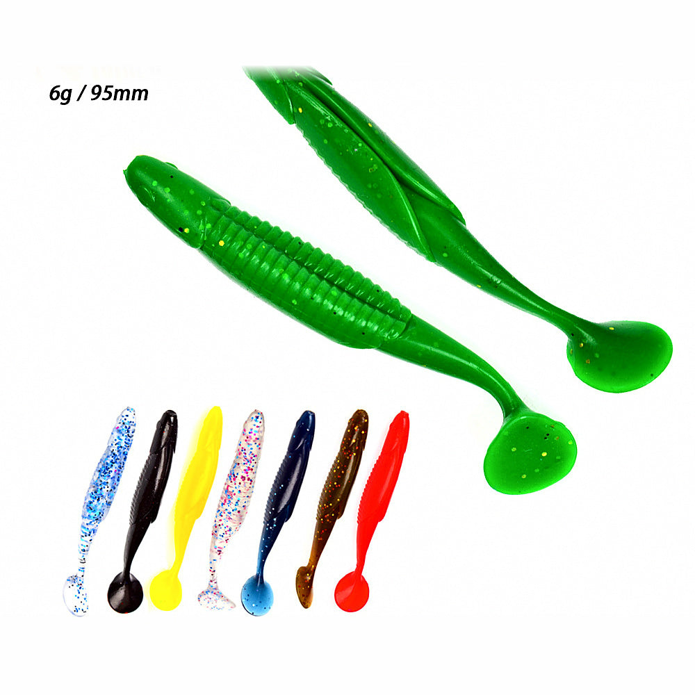 Soft Plastic Fishing Lures, 9.5 cm (3.7 in) 6 g, 10-Pack