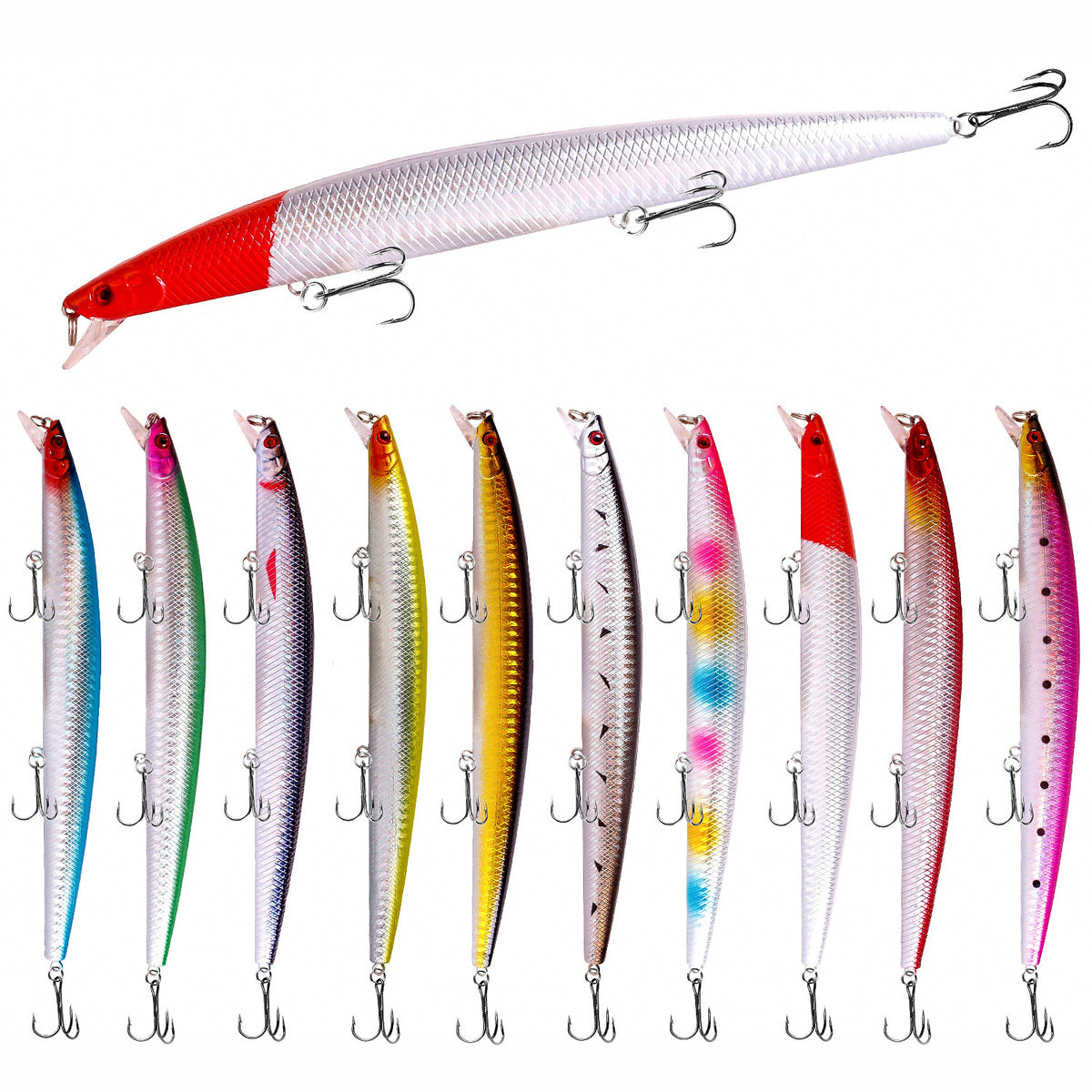Floating Minnow Lure, 18 cm (7 in), 23 g (0.8 oz)