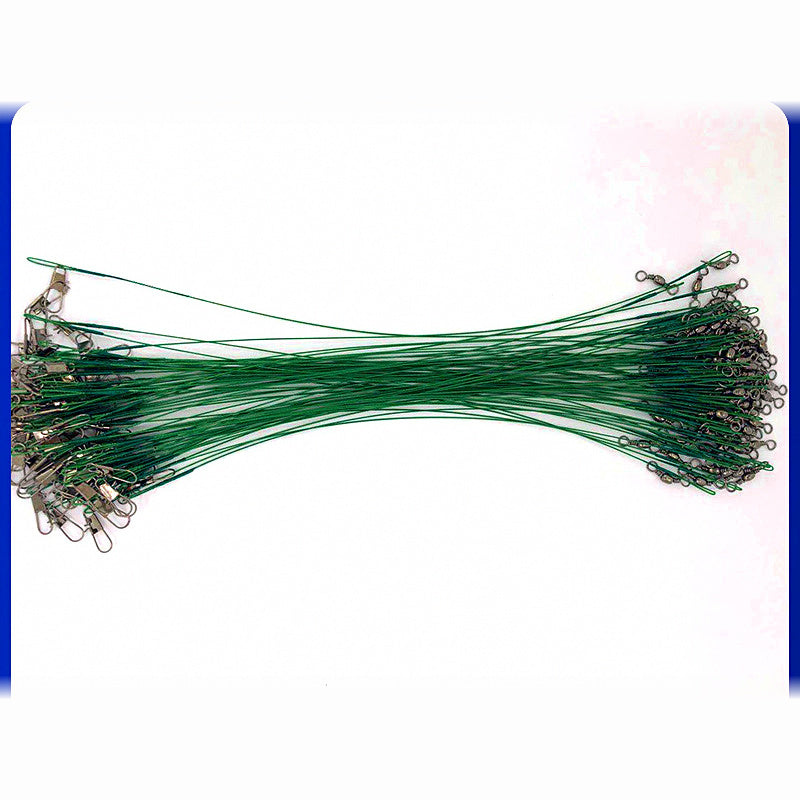 Wire Leader with Swivel & Snap, 15–30 cm (6–12 in), 100 Pack