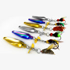Weighted Spinner Fly Lures, 6 pcs, 3.5–5 g (0.12–0.18 oz)