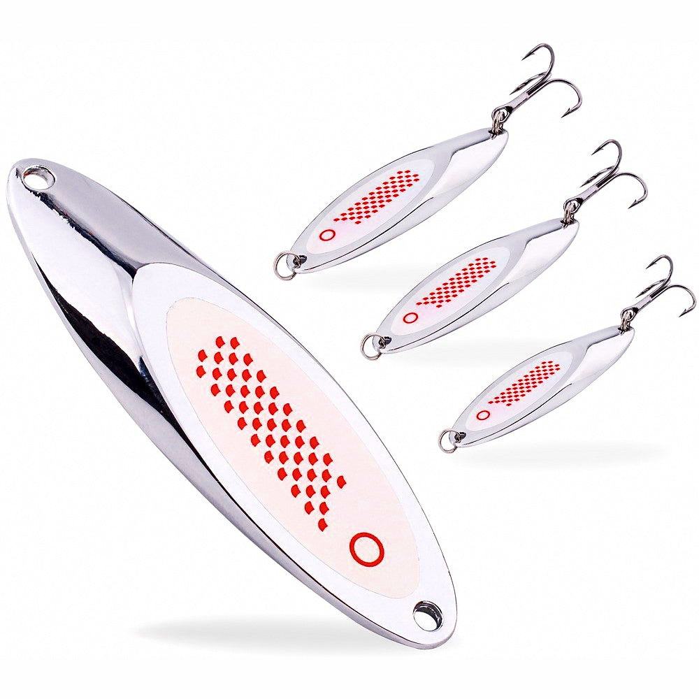 Silver VIB Metal Jig Lure, 10–42 g (0.35–1.5 oz)