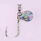 Spinning Flash Sequin Single Hook, 5X Strong, 5-Pack