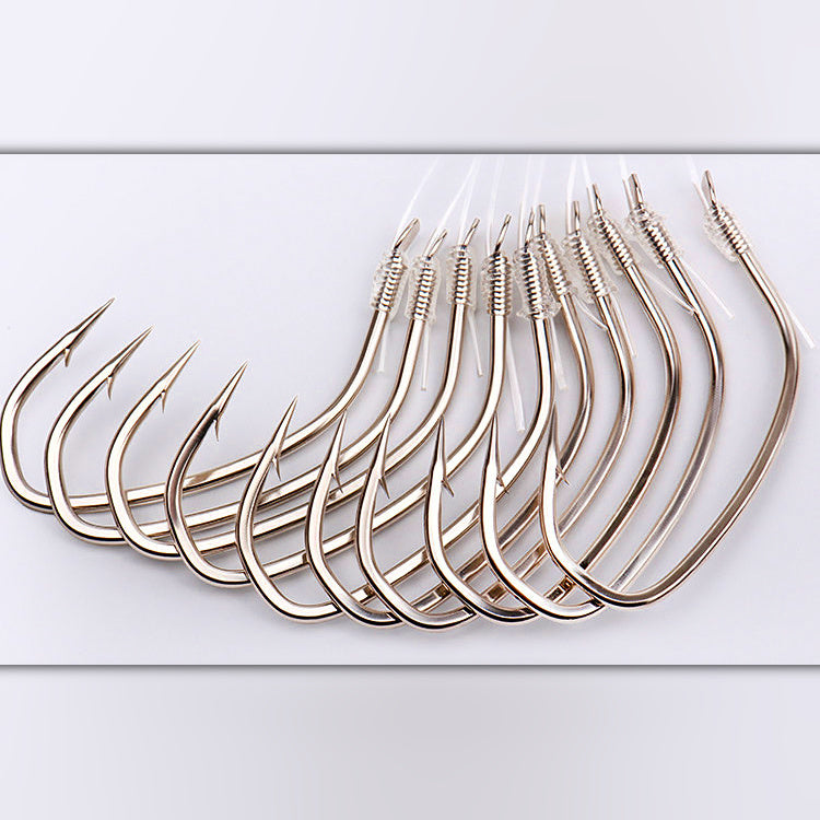 Pre-Tied Sea Bass Hooks on 1.5 m (59 in) Line