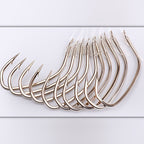 Pre-Tied Sea Bass Hooks on 1.5 m (59 in) Line
